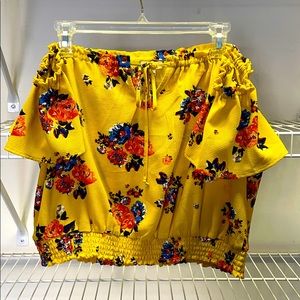 Off The Shoulder Floral Top
